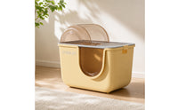 Enclosed Litter Box Large Litter Box with Hood Included for Apartments
