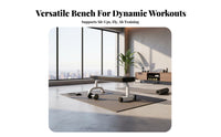 Commercial Grade Dumbbell Exercise Bench Heavy Duty Adjustable Weight Bench Thickened Steel Frame Strength Training Equipment High-Density Foam Padding for Fitness Enthusiasts, Weightlifters, Bodybuilders, Home Gym