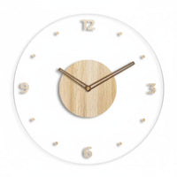 Acrylic Wall Clock Easy to Read House Decoration Mirror Surface for Living Room