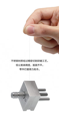 迪斯派不锈钢精密小台钳AT-MV 高精度模型专用手持迷你夹持工具