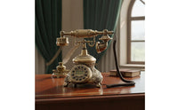 Vintage Telephone Digital Screen Display Retro Desk Phone Battery-No-Battery