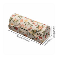 Mirror Lipstick Case Gift Idea Floral Lipstick Box Compact Size