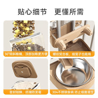 Hanging Pet Water Feeder for Dogs and Cats, Dual-Use for Cage, Automatic Water Dispenser