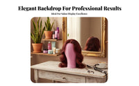Hairpiece Styling Head Easy to Pin Hairpiece Making Head Suitable for Pinning for Hairstylists, Salon