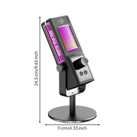 Microphone with Stand Crisp USB Condenser Audio Input Device for Podcasters