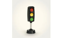 Freestanding Traffic Light Toy with Lights and Sounds Interactive Toy Traffic Indicator with Stand Portable Stop Light Model Compact for Children, Toddlers