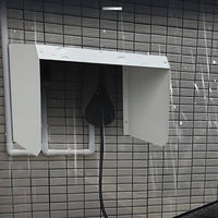 Electric Vehicle Charger Rain Hood Side Panels Wall-Mounted Charger Cover