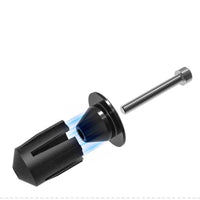 Aluminum Alloy Bike Handlebar End Plugs Universal Handlebar End Plugs Locking Adjustable for Cyclists, Commuters, Road Bikes, Commuting