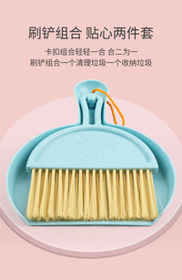 DORU Wooden Pretend Play Cleaning Set for Kids, 6 Pieces, Broom and Mop Toy