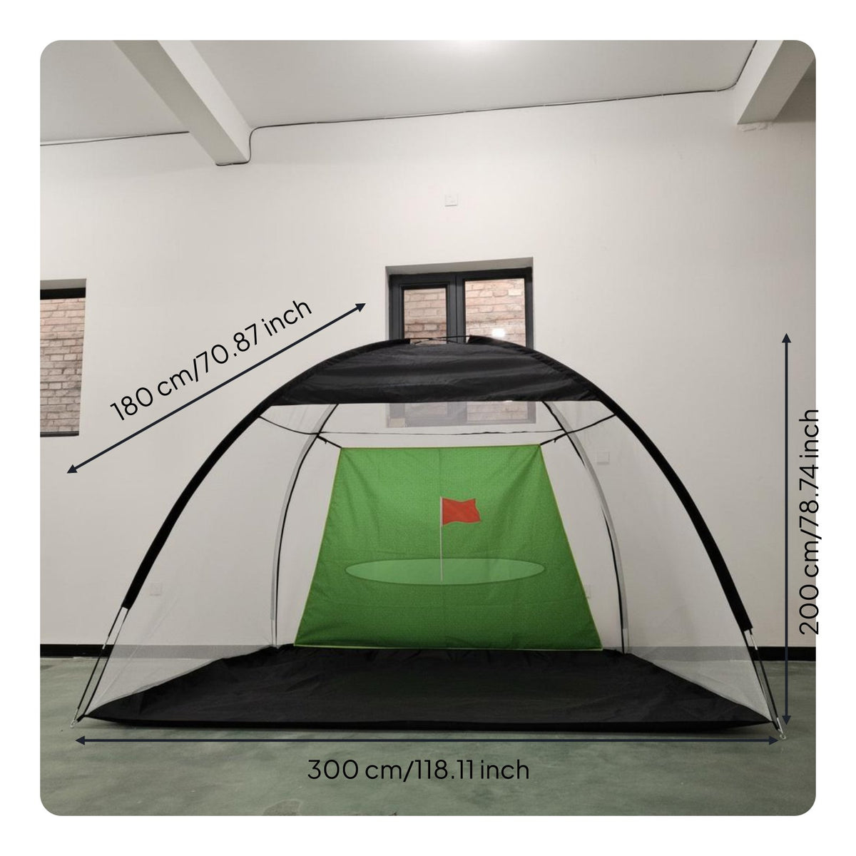 Multi-Functional Indoor Golf Chipping Net Shock-Resistant Golf Practice Net Set High-Density Netting Multiple Targets for Outdoor