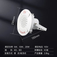 防爆音响消防扬声器喇叭扩音音箱带功放喊话号角壁挂吸顶5W10W20W 20W防爆喇叭带功放（报警声音）