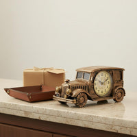 Nostalgic Vintage Car Alarm Clock Creative Gift Retro Car Model Clock House Decoration for Bedroom