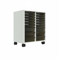 Mobile Filing Cabinet Easy to Sort Mobile File Cabinet Recessed Handles