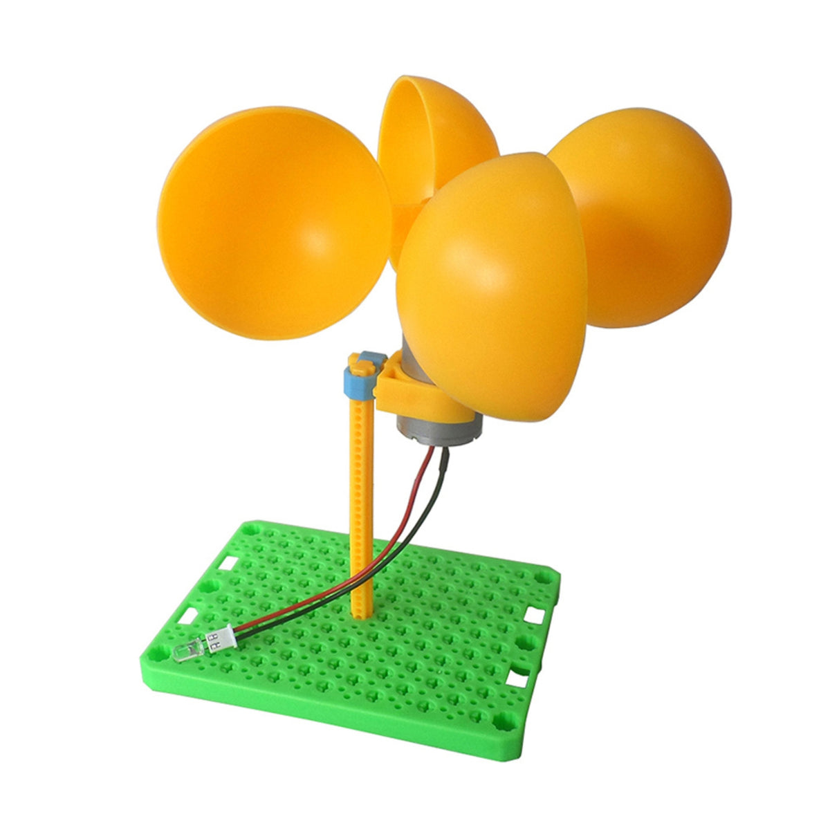 Miniature Vertical Axis Wind Turbine Model Compact Wind Power Generator Model Portable Science Project Lightweight for Students