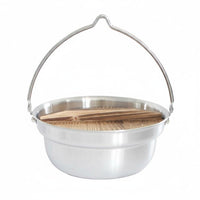 Stainless Steel Camping Pot Portable Outdoor Cookware Easy to Clean for Barbecue