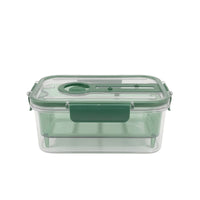 Food Storage Container with Removable Colander Clear Organizer Bins Airtight