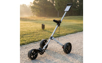 3-Wheel Golf Push Cart Lightweight Three-Wheel Golf Cart Ergonomic Portable for Golfers, Practice Days