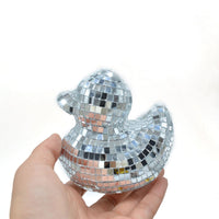 跨境新品迪斯科摆件Duck Disco Ball 鸭子镜面玻装饰家居风
