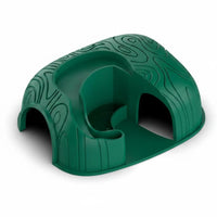 Reptile Food and Water 2 in 1 Two Entry Reptile Shelter Easy to Clean Hide Cave for Geckos, Reptiles