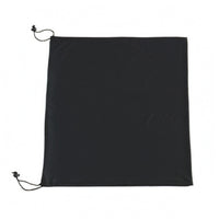 Black Bird Enclosure Cover Flat Rectangular Drawstring Bird Enclosure Cover