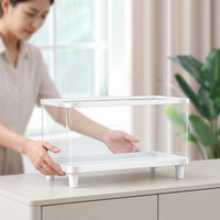 Transparent Hamster Cage Breeding Box, Luxury Hamster Villa with Exercise Wheel and Water Bottle, Interactive Transparent Syrian Hamster Habitat