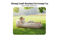 Wind-Inflated Couch No Pump Needed Wind-Filled Recliner Foldable for adventurers
