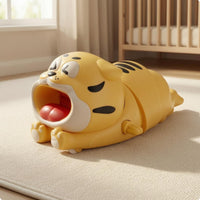 Plastic Wind-up Tiger Toy Compact Crawling Tiger Figure Molded Wind up Creature Figures Clockwork
