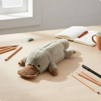 Fluffy Writing Instrument Case Fun Gift Stuffed Creature Writing Instrument