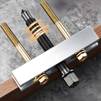 High Strength Crankshaft Pulley Puller Crank Pulley Removal Tool Thickened Harmonic Damper Puller Heavy Duty for Mechanics, Auto Repair Workers, Garage