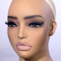 假发模特头欧美肤色假人头模帽子展示非洲模型头半身PVCMannequin