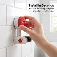 Adjustable Holder Suction Cup Shower Holder Bracket, Handheld Shower Holder Suction Cup, Wall Mounted Shower Holder, Removable Holder