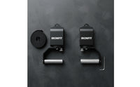 Rotating Pull Up Handles Compact Adjustable Fitness Handles Rust-Resistant Pull down Bar with Rotating Handle for Bodybuilders, Athletes, Home Gym