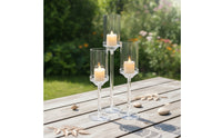 3 Pieces Candle Holder with Cylindrical Cup Long-Lasting Candlesticks Sturdy
