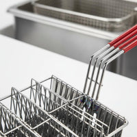 Wire Mesh Frying Basket Rust-Resistant Deep Fryer Basket Long-Lasting