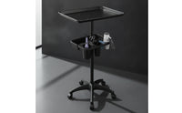 Salon Trolley Cart Mobile Rolling Salon Tray Extra Storage Trolley with Tool Holders for Hair Salons, Barber Shops