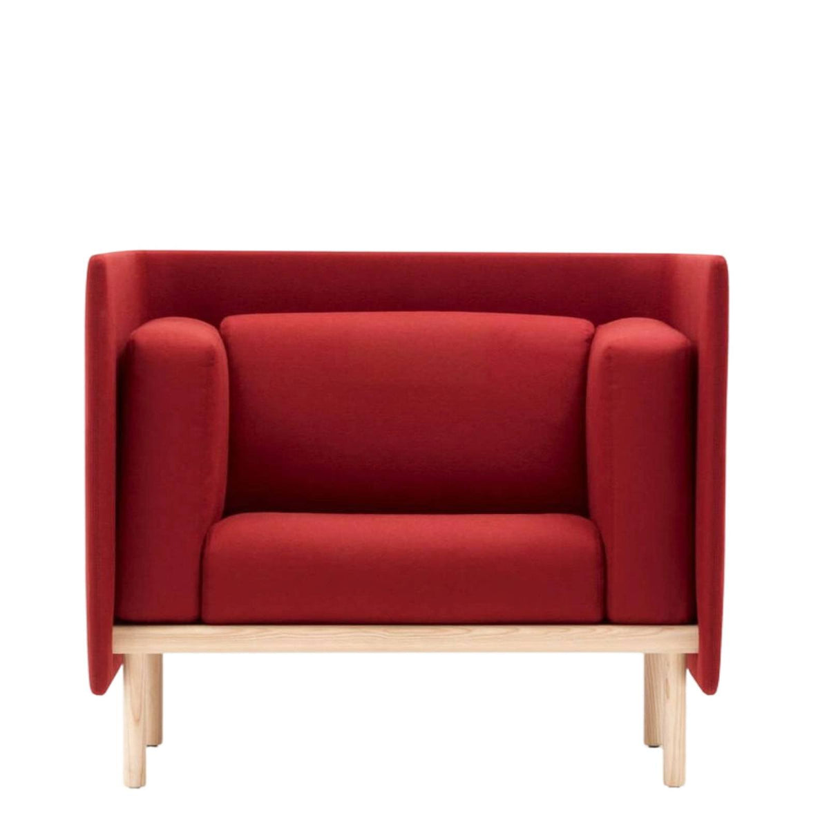 Highspine Privacy Chair with Side Table Ergonomic Comfort Commercial Furniture Modern Aesthetic Easy Assembly for Lounge