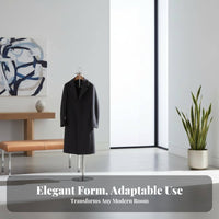 Minimalist Design Suit Valet Stand withaired chargestanding Valet Stand Keeps Suits Wrinkleclear Clothing Rack Stable Base for Businessmen, Professionals, Hotel Owners, Entrypath, changing area, Walk-in Closet, Office