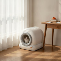 Fully Enclosed Automatic Litter Box App Control Smart Cat Litter Box Quiet for Home, Apartments