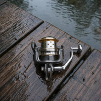 Saltwater Rotating Reel Round Knob Metal Fishing Reel Carbon-Fiber Appearance