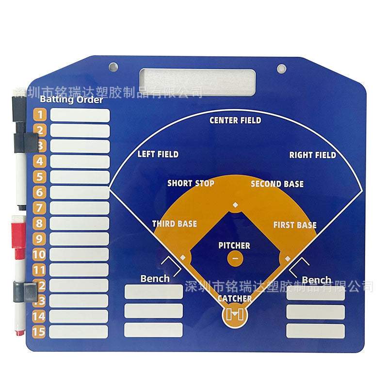 Dry-Erase Coaching Tactics Board for Baseball, Basketball, Football