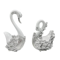 2 Pieces Swan Figurine European Style Swan Ornament Sentimental Design House Decoration