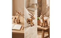 Standing Antelope Stuffed Toy | Soft, Antelope Stuffed Animal, for Bedroom