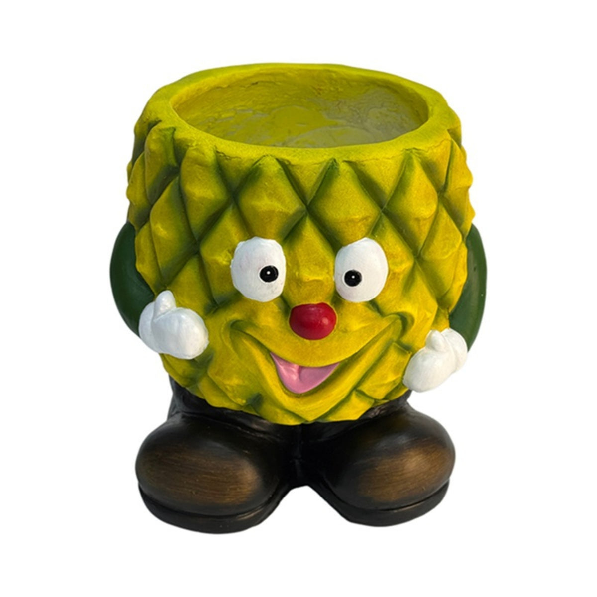 Planter with Feet Quirky Figurine Planter Whimsical Flowerpot for Gardeners, Tabletop, Balcony, Patio