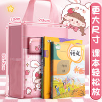 Cartoon Canvas Storage Bag for School Supplies