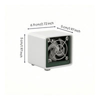 Clamp-on Handlebar Fan Directional Electric Bicycle Fan Space-Saving Air Blower Small for Electric Bikes, Commuting
