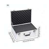 Aluminum Tool Box Long-Lasting Lockable Aluminum Case Reinforced Corners
