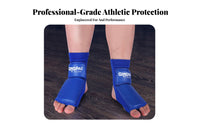 Shock Absorbing Taekwondo Foot Protector Wear-Resistant Sanda Foot Sleeve PU Leather for Athletes, Beginners, Competition, Competitions, Gym