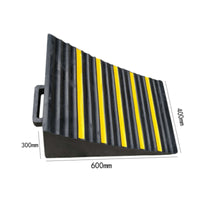 Wheel Chock Ribbed Rubber Wheel Chock Anti-Slip for Parking, Garage