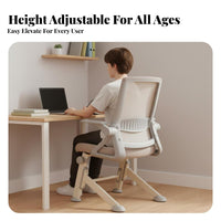 Ergonomic rotating Chair Rolling Casters Mesh posterior Task Chair Easy Assembly