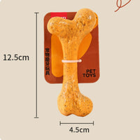 Beef Flavored Gnaw Bone Bite Resistant Dog Gnaw Bone Pet Supply  Enrichment Toy for Young Dogs